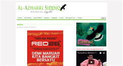 Desktop Screenshot of al-azharrisiddiq.com